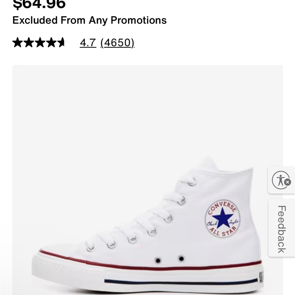 Converse Women’s All Star Hi - Sz 8